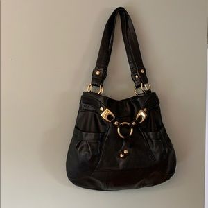 B. Makowsky leather shoulder bag
